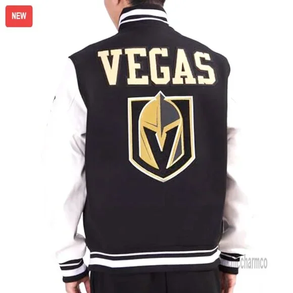 Retro Varsity Jacket Classic Wool Blend Faux Leather Sleeves Vintage Sportswear